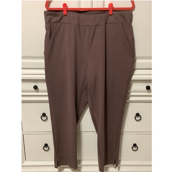 Ladies XL Rachel Zoe Pull-On Ankle Pants , pockets, side slits - Picture 1 of 6